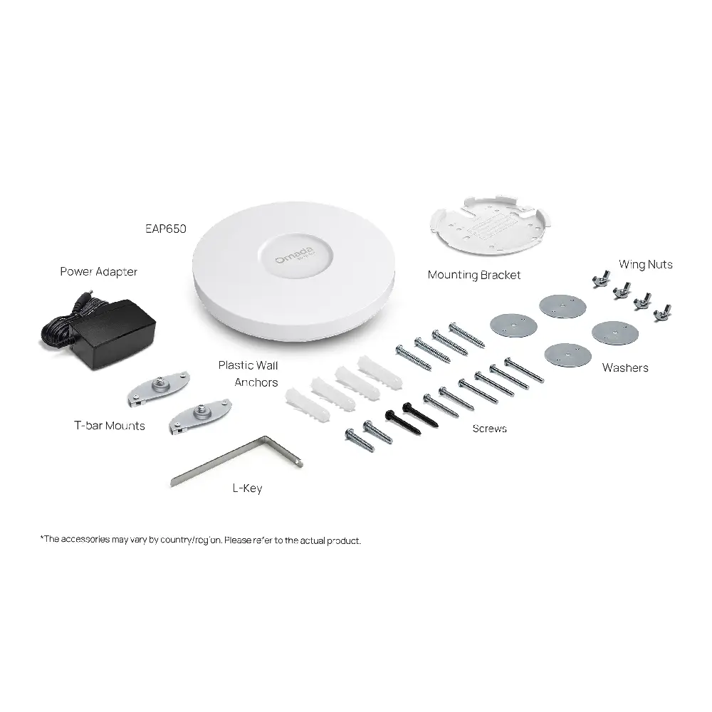 TP-Link Omada AX3000 Ceiling Mount WiFi 6 Access Point (EAP650) view 5